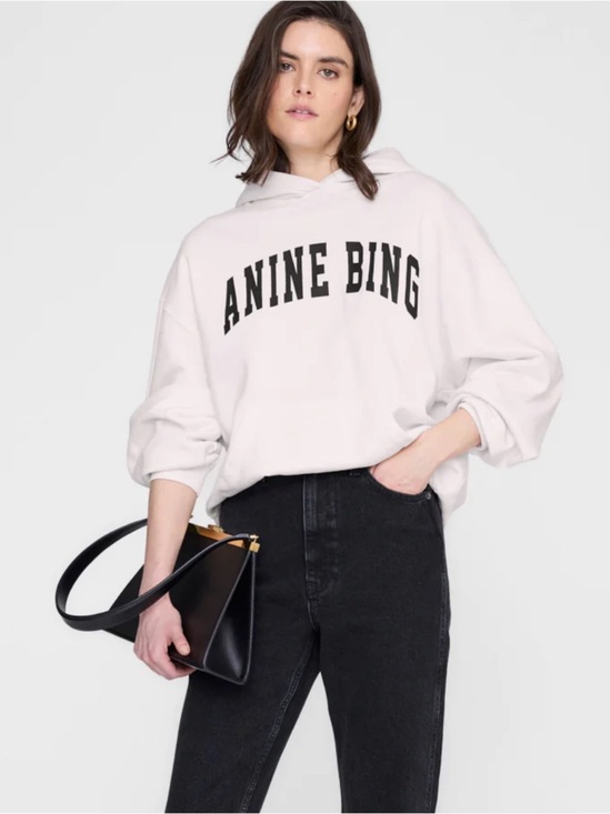 Anine Bing Sweaters - NWT Anine Bing Harvey Hooded Sweatshirt in Washed Pink - Size Large
